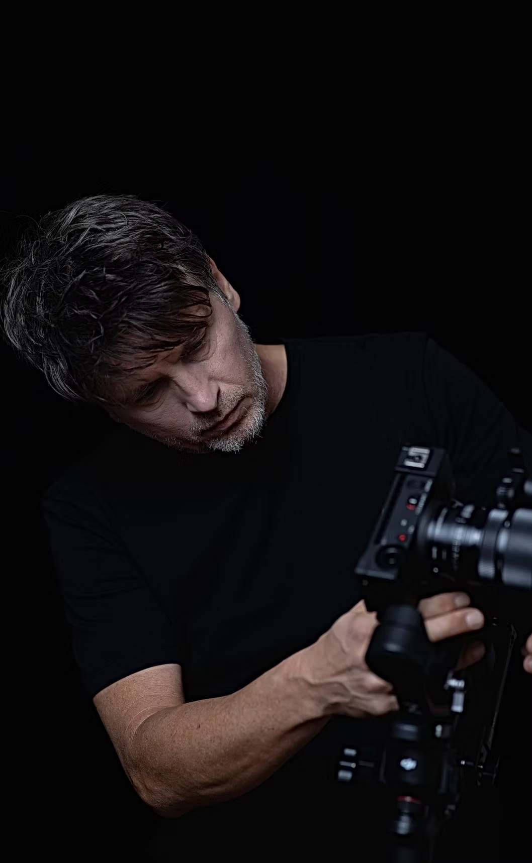 Sebastian Bulak bei der Videoproduktion